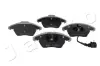 Bremsbelagsatz, Scheibenbremse Vorderachse JAPKO 500047 Bild Bremsbelagsatz, Scheibenbremse Vorderachse JAPKO 500047