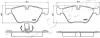 Bremsbelagsatz, Scheibenbremse Vorderachse JAPKO 500124 Bild Bremsbelagsatz, Scheibenbremse Vorderachse JAPKO 500124