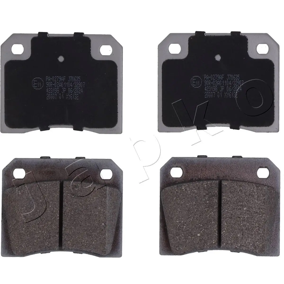 Bremsbelagsatz, Scheibenbremse Vorderachse Hinterachse JAPKO 500279