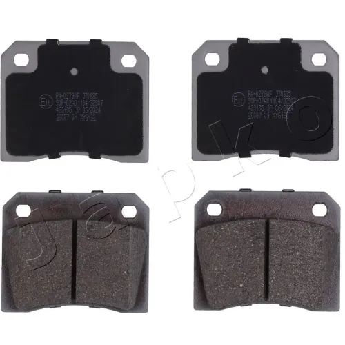 Bremsbelagsatz, Scheibenbremse Vorderachse Hinterachse JAPKO 500279 Bild Bremsbelagsatz, Scheibenbremse Vorderachse Hinterachse JAPKO 500279