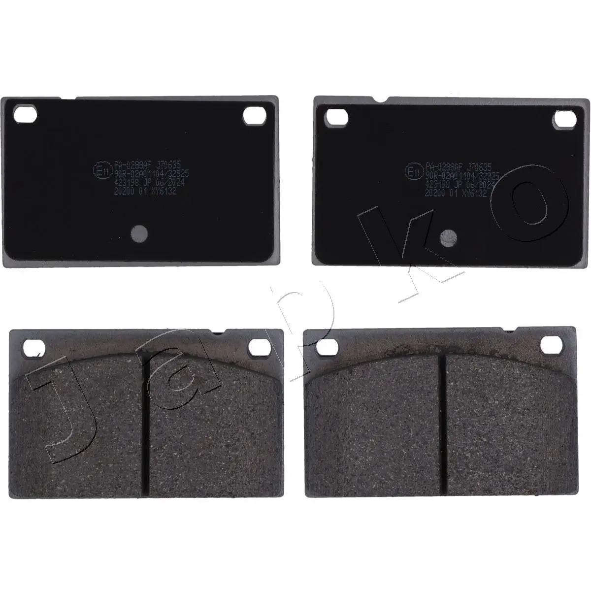 Bremsbelagsatz, Scheibenbremse Vorderachse JAPKO 500288