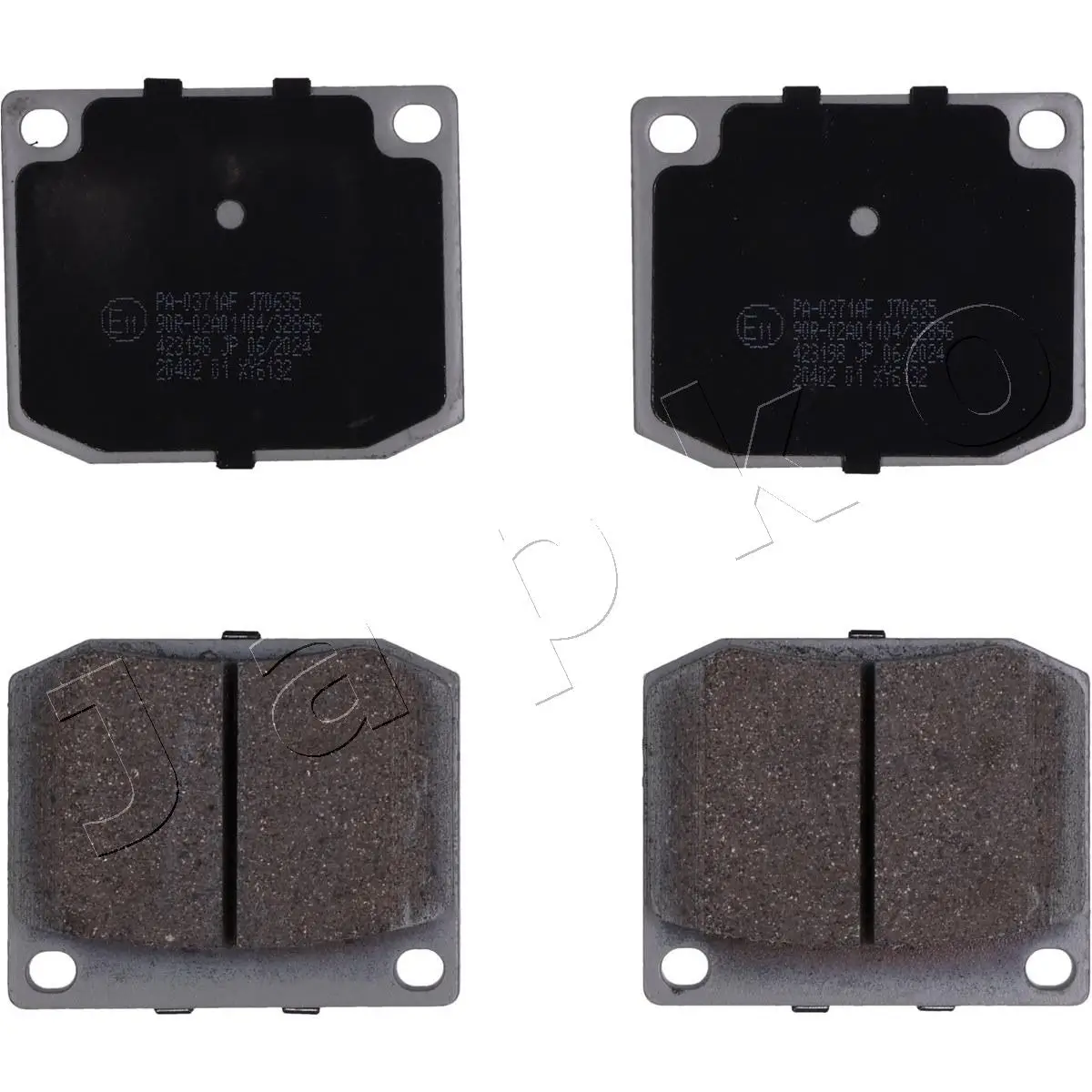 Bremsbelagsatz, Scheibenbremse Vorderachse JAPKO 500371