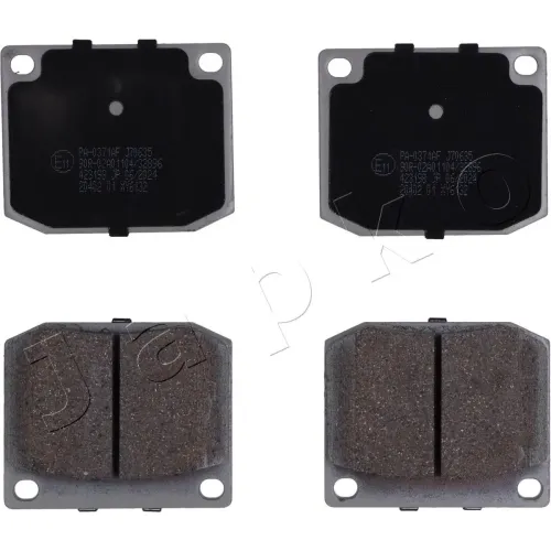 Bremsbelagsatz, Scheibenbremse Vorderachse JAPKO 500371 Bild Bremsbelagsatz, Scheibenbremse Vorderachse JAPKO 500371