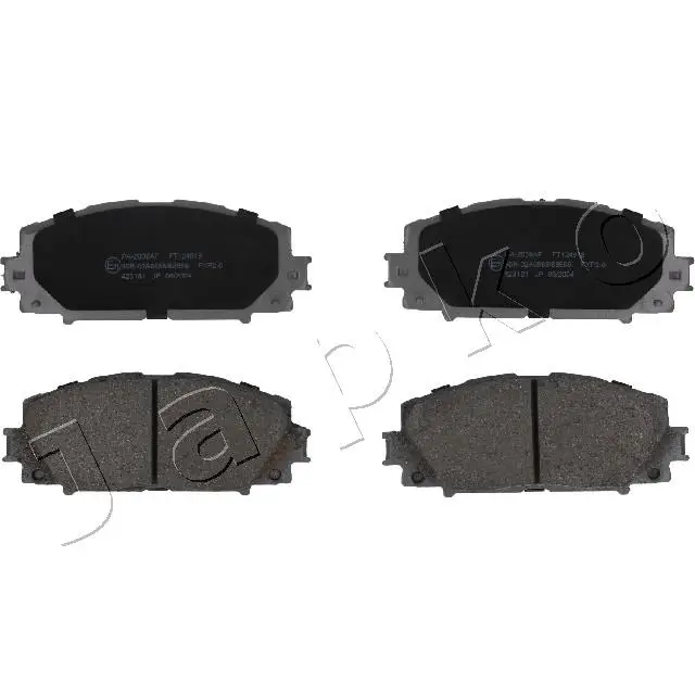 Bremsbelagsatz, Scheibenbremse Vorderachse JAPKO 502039