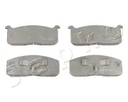 Bremsbelagsatz, Scheibenbremse Vorderachse JAPKO 50224