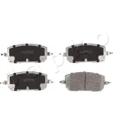 Bremsbelagsatz, Scheibenbremse Vorderachse JAPKO 503005