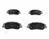 Bremsbelagsatz, Scheibenbremse Vorderachse JAPKO 50H14