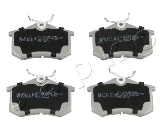 Bremsbelagsatz, Scheibenbremse Hinterachse JAPKO 510700 Bild Bremsbelagsatz, Scheibenbremse Hinterachse JAPKO 510700