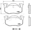 Bremsbelagsatz, Scheibenbremse Hinterachse JAPKO 510701 Bild Bremsbelagsatz, Scheibenbremse Hinterachse JAPKO 510701