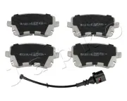 Bremsbelagsatz, Scheibenbremse Hinterachse JAPKO 510922