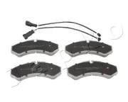 Bremsbelagsatz, Scheibenbremse Hinterachse JAPKO 51100