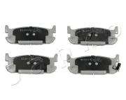 Bremsbelagsatz, Scheibenbremse Hinterachse JAPKO 51345