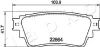 Bremsbelagsatz, Scheibenbremse Hinterachse JAPKO 51515 Bild Bremsbelagsatz, Scheibenbremse Hinterachse JAPKO 51515