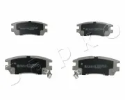 Bremsbelagsatz, Scheibenbremse Hinterachse JAPKO 51599