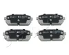 Bremsbelagsatz, Scheibenbremse Hinterachse JAPKO 51K10