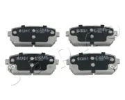 Bremsbelagsatz, Scheibenbremse Hinterachse JAPKO 51K10