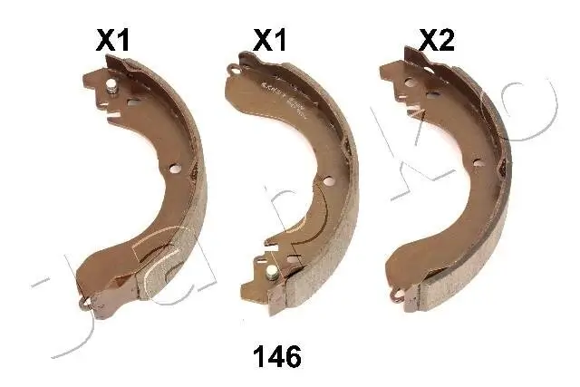Bremsbackensatz Hinterachse JAPKO 55146