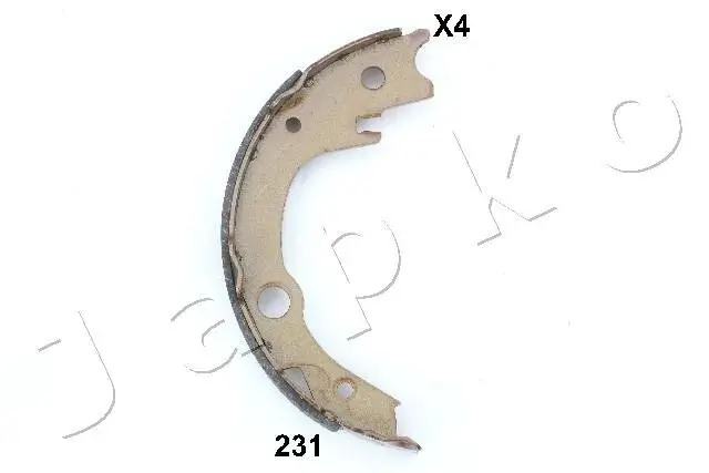 Bremsbackensatz hinten JAPKO 55231