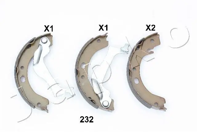 Bremsbackensatz hinten JAPKO 55232