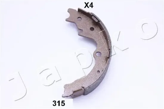 Bremsbackensatz Hinterachse JAPKO 55315 Bild Bremsbackensatz Hinterachse JAPKO 55315