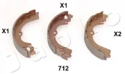 Bremsbackensatz Hinterachse JAPKO 55712