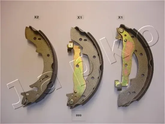 Bremsbackensatz Hinterachse JAPKO 55899 Bild Bremsbackensatz Hinterachse JAPKO 55899