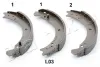 Bremsbackensatz Hinterachse JAPKO 55L03