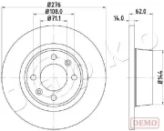 Bremsscheibe JAPKO 610604C