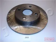 Bremsscheibe Hinterachse JAPKO 61203C