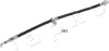 Halter, Bremsschlauch Vorderachse links JAPKO 69281