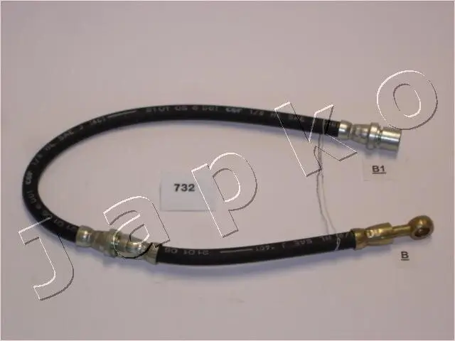 Halter, Bremsschlauch vorne links JAPKO 69732