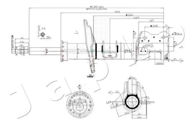 Stoßdämpfer Vorderachse rechts JAPKO MJ00159