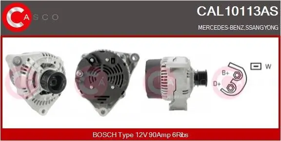 Generator 12 V CASCO CAL10113AS