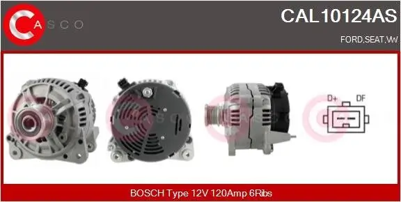 Generator 12 V CASCO CAL10124AS