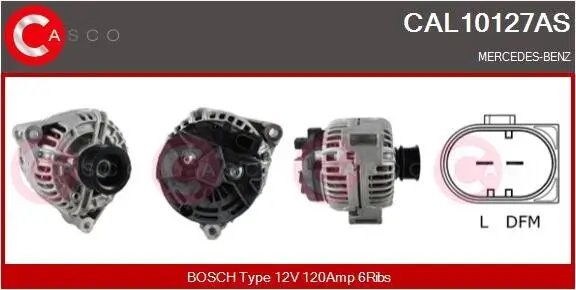 Generator 12 V CASCO CAL10127AS