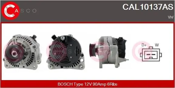 Generator 12 V CASCO CAL10137AS