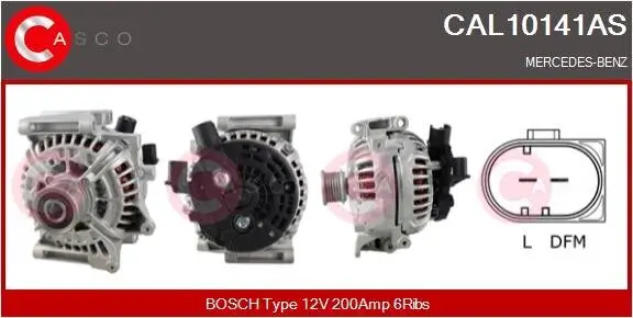 Generator 12 V CASCO CAL10141AS