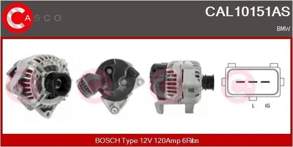 Generator 12 V CASCO CAL10151AS