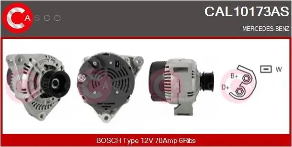 Generator 12 V CASCO CAL10173AS