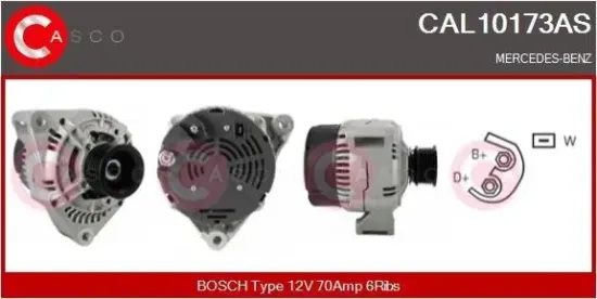 Generator 12 V CASCO CAL10173AS Bild Generator 12 V CASCO CAL10173AS