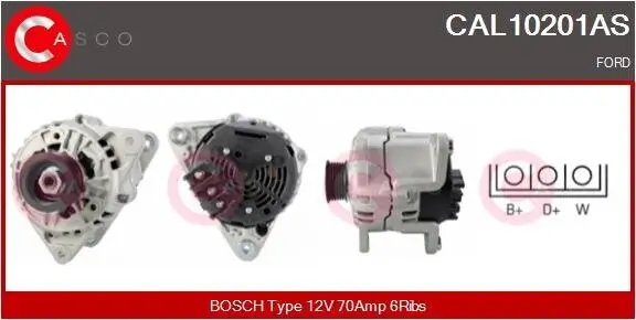 Generator 12 V CASCO CAL10201AS