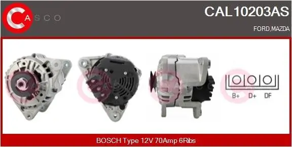 Generator 12 V CASCO CAL10203AS