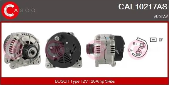 Generator 12 V CASCO CAL10217AS