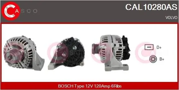 Generator 12 V CASCO CAL10280AS