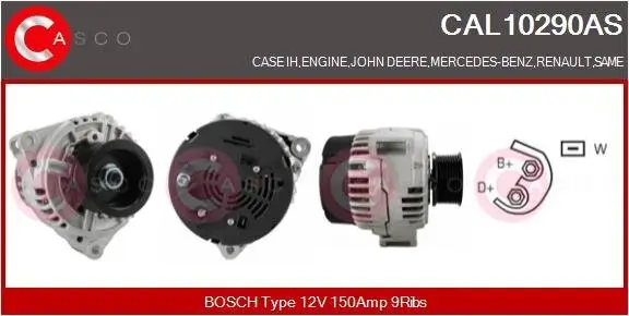 Generator 12 V CASCO CAL10290AS