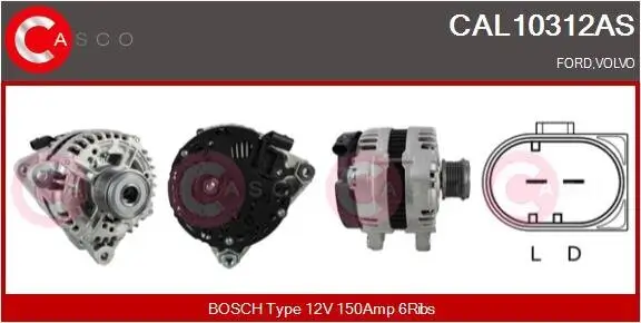 Generator 12 V CASCO CAL10312AS