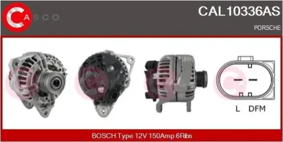 Generator 12 V CASCO CAL10336AS Bild Generator 12 V CASCO CAL10336AS