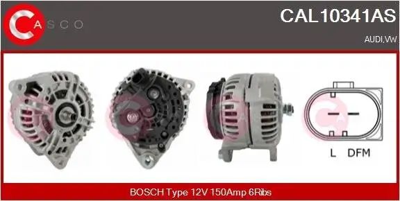 Generator 12 V CASCO CAL10341AS