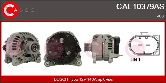 Generator 12 V CASCO CAL10379AS