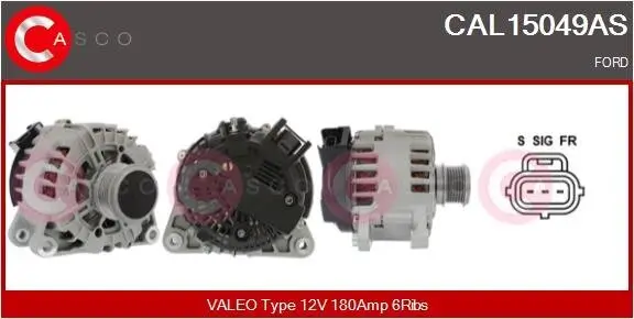 Generator 12 V CASCO CAL15049AS